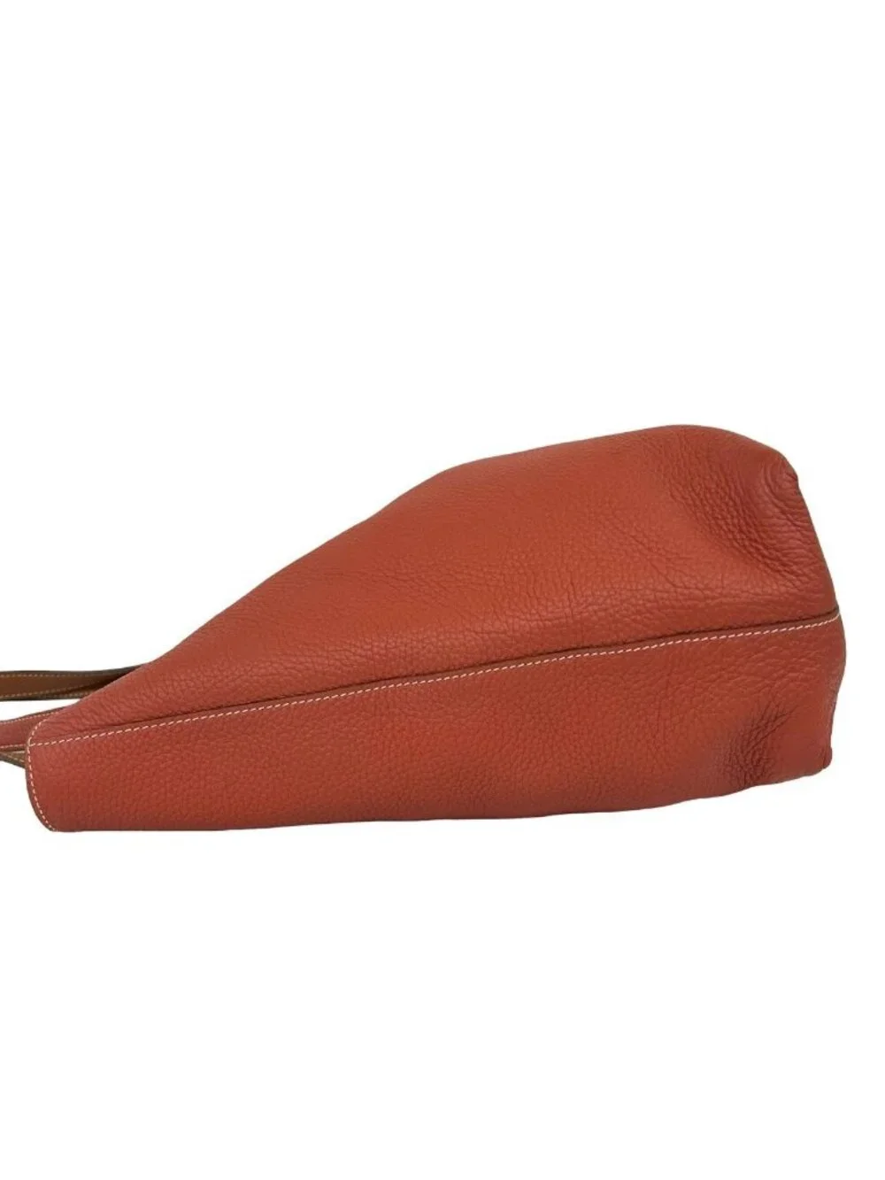 Hermes Double Sens 45 Taurillon Clemence Leather Tote Rose Jaipur Gold
